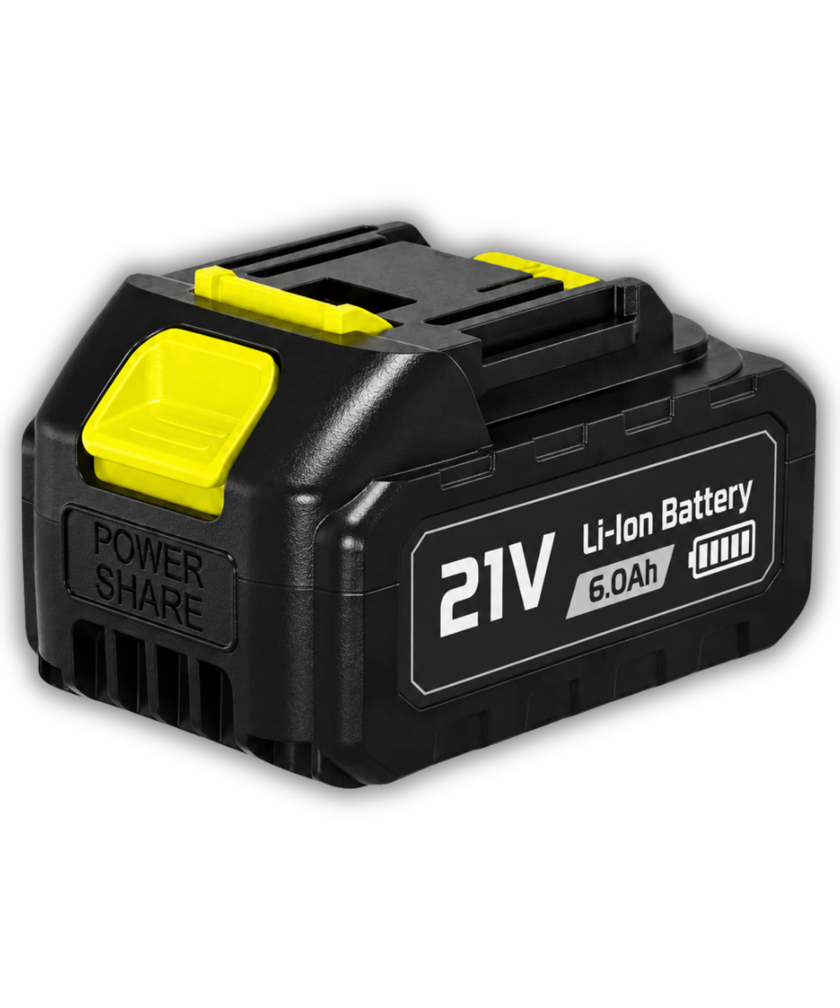 21V Lithium-Ion High Capacity Battery 6.0Ah with Fuel Gauge